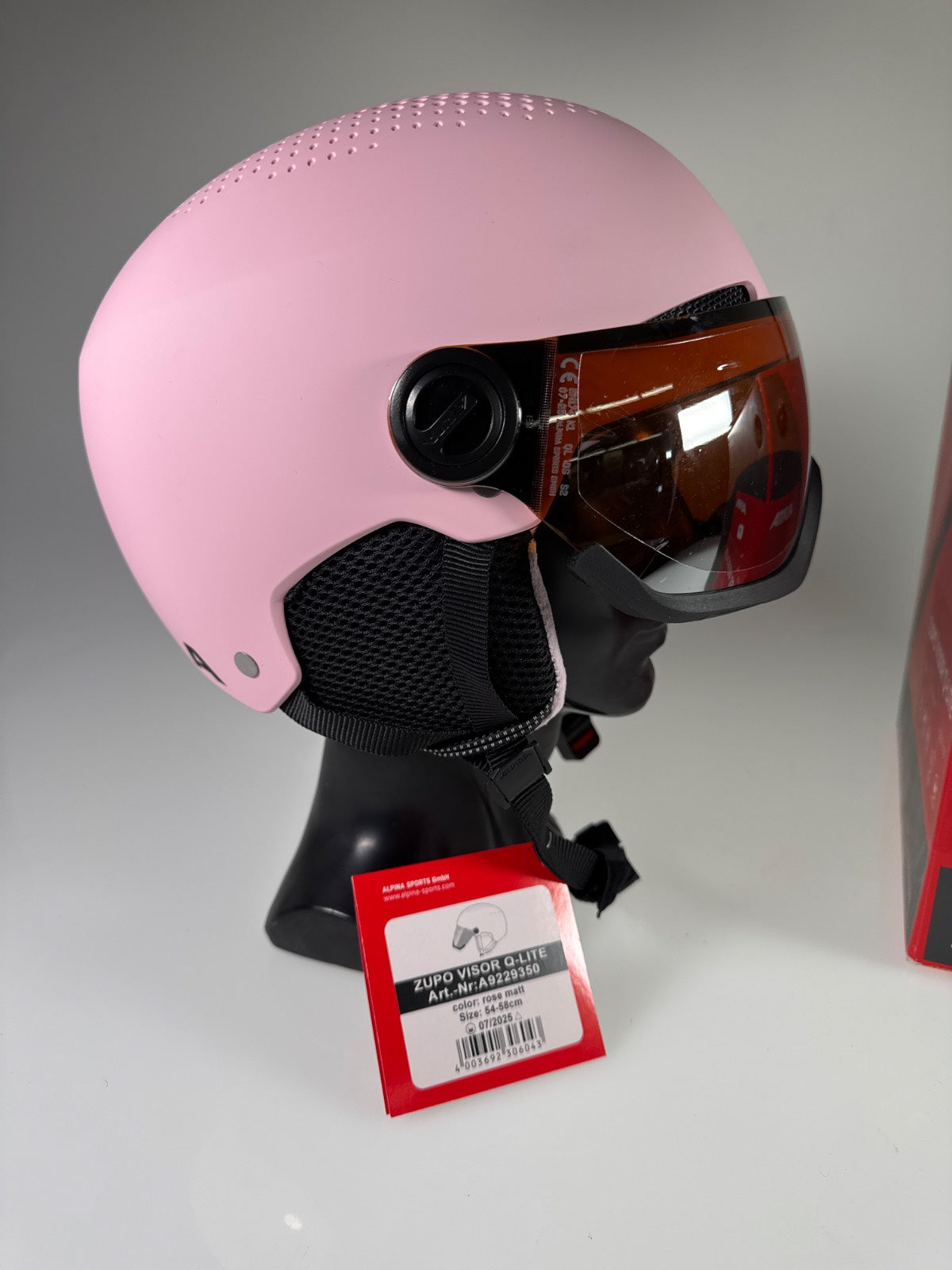 ALPINA ZUPO Visor Q-Lite Skihelm - Größe 54-58cm #8605