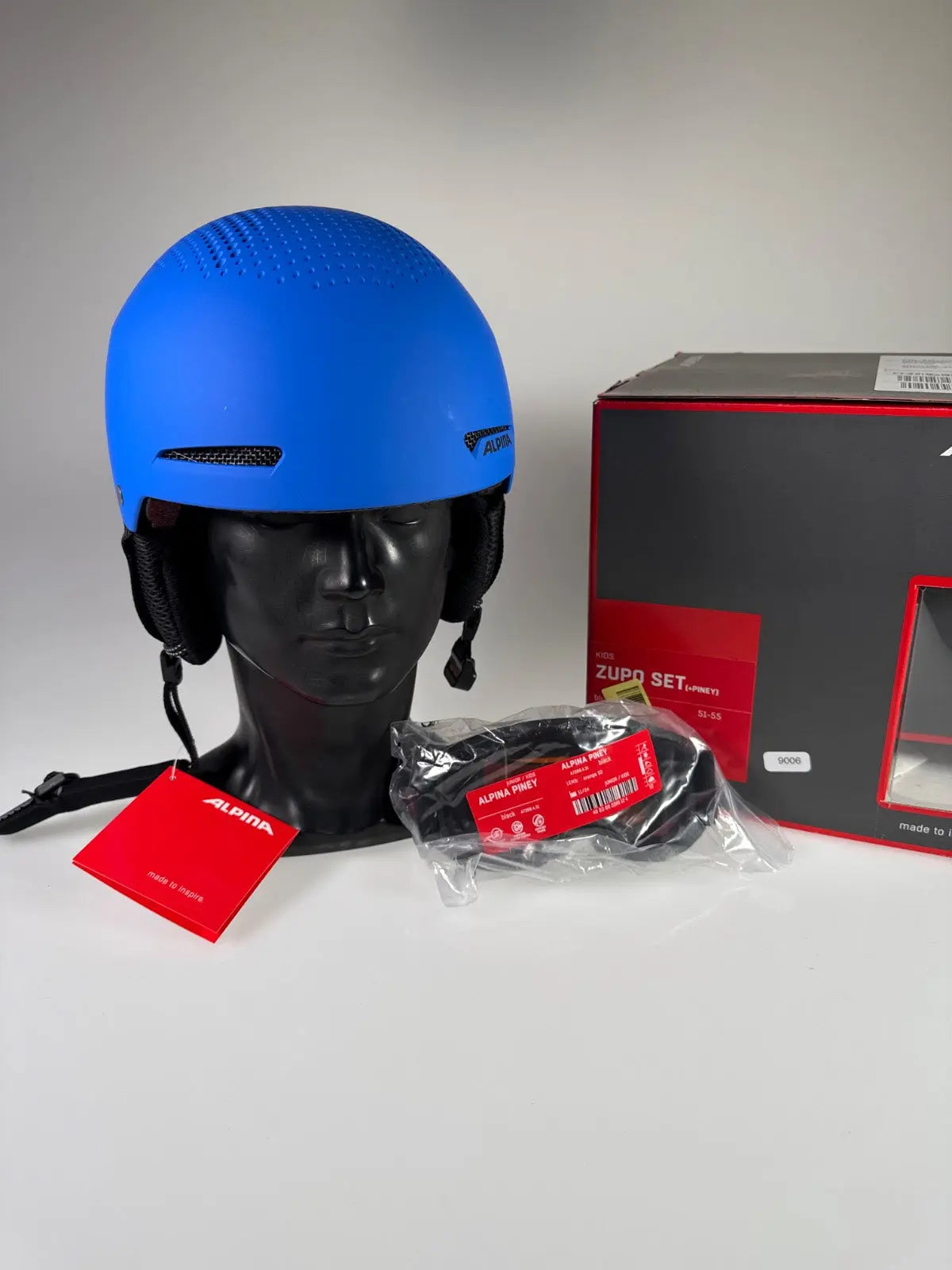 ALPINA Zupo Set Skihelm - Größe 51-55cm #9006