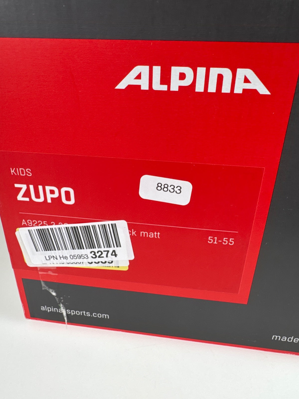 ALPINA Zupo Skihelm - Größe 51-55cm #8833