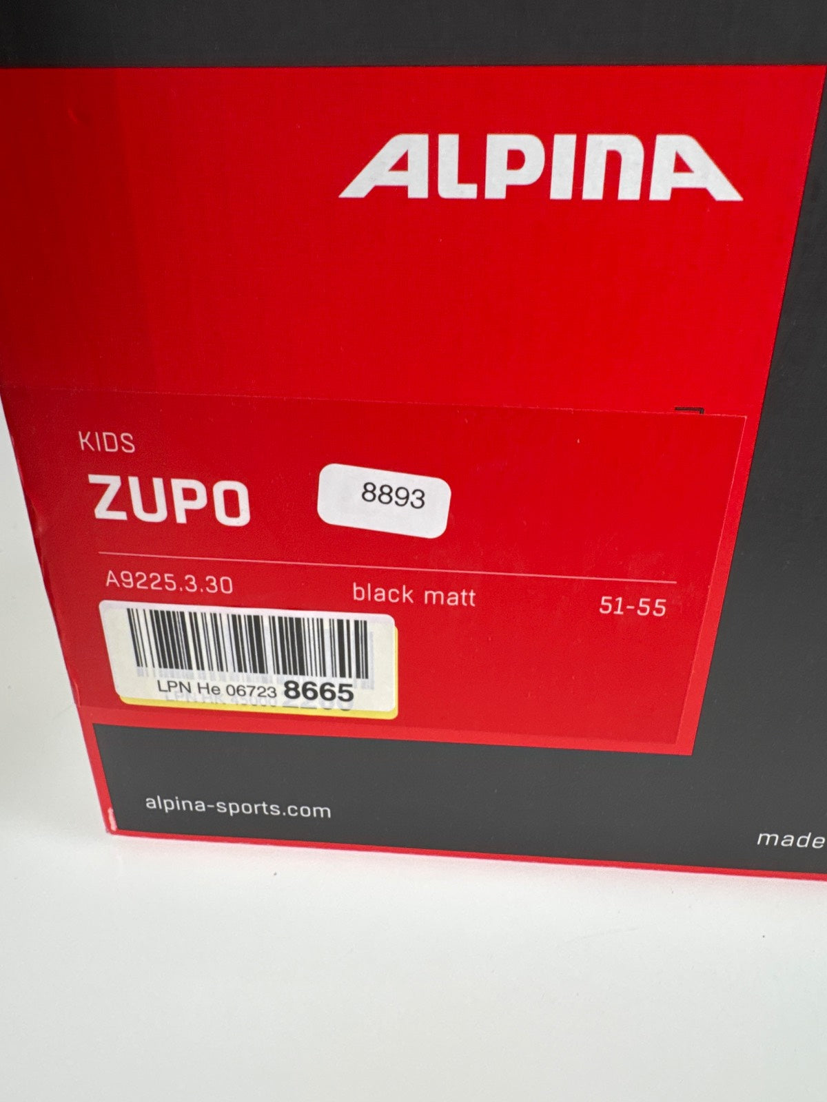 ALPINA Zupo Skihelm - Größe 51-55cm #8893