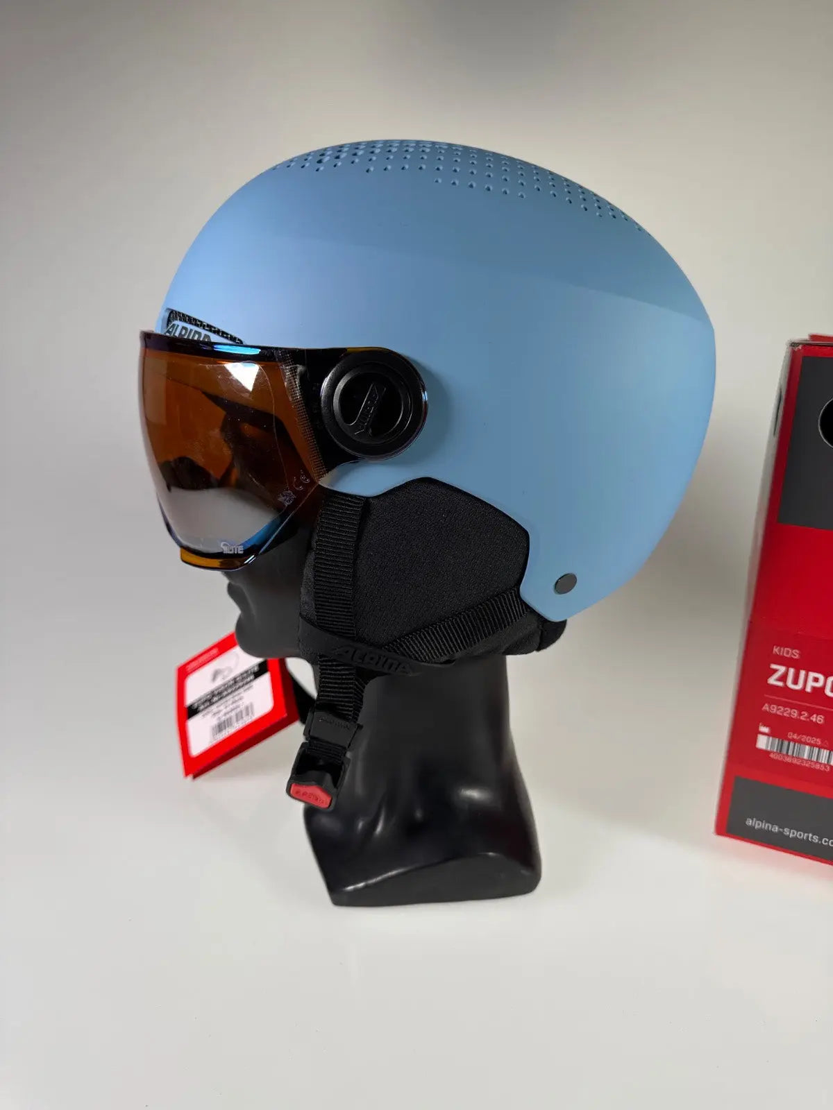 ALPINA Zupo Visor Q-Lite Skihelm - Größe 51-55cm #9089