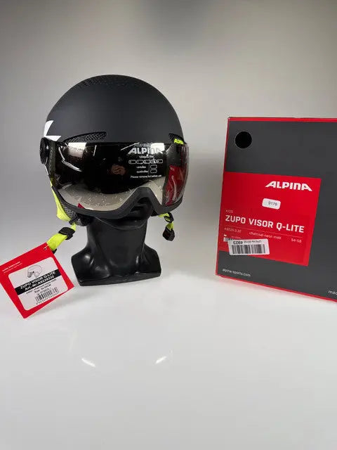 ALPINA Zupo Visor Q-Lite Skihelm - Größe 54-58cm #9178