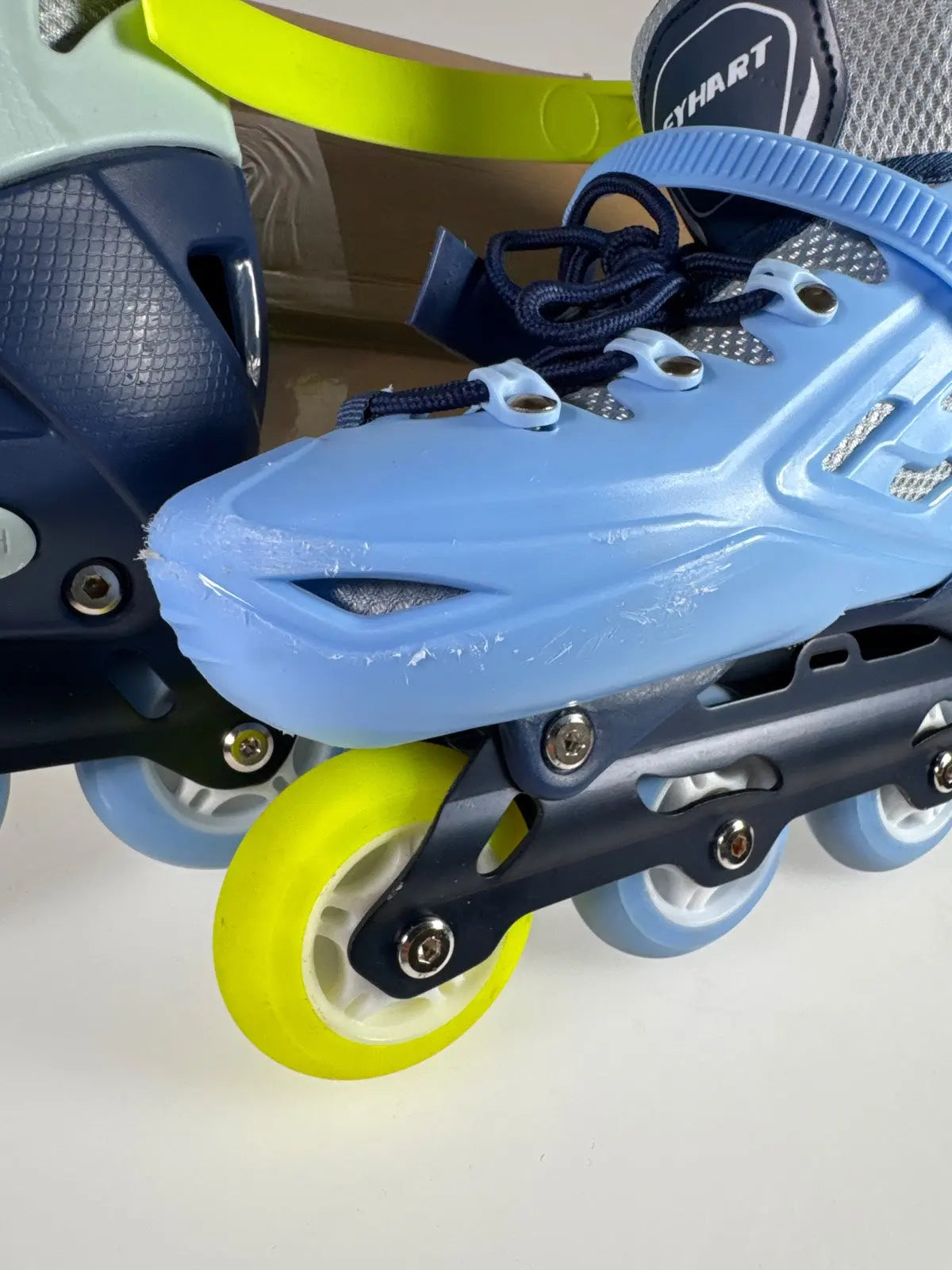 Adjustable Kinder-Inlineskates verstellbar LED-Rollen Gr. L #10955
