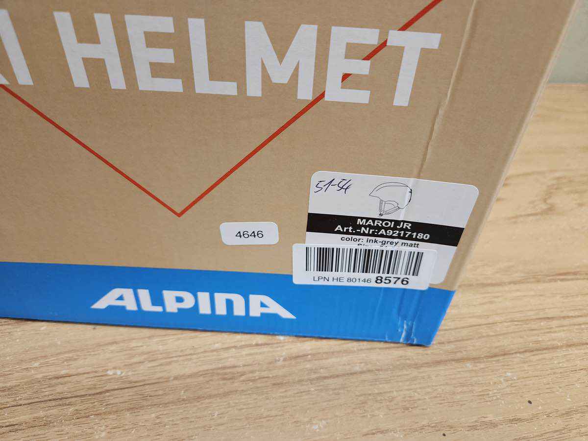 Alpina Maroi JR Skihelm - Größe 51-54cm #4646 - Black Forest Deals