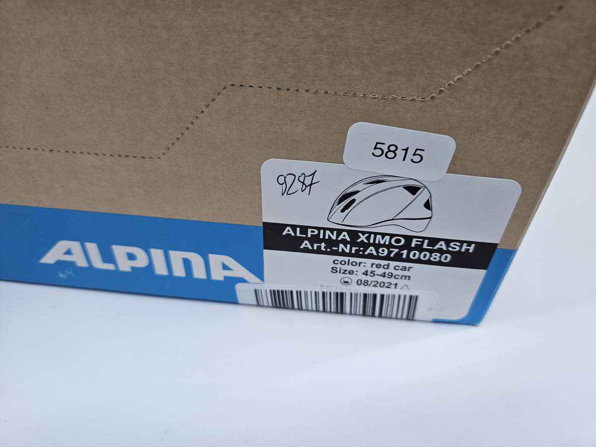 Alpina XIMO Flash Fahrradhelm - Größe 45-49cm #5815 alpina