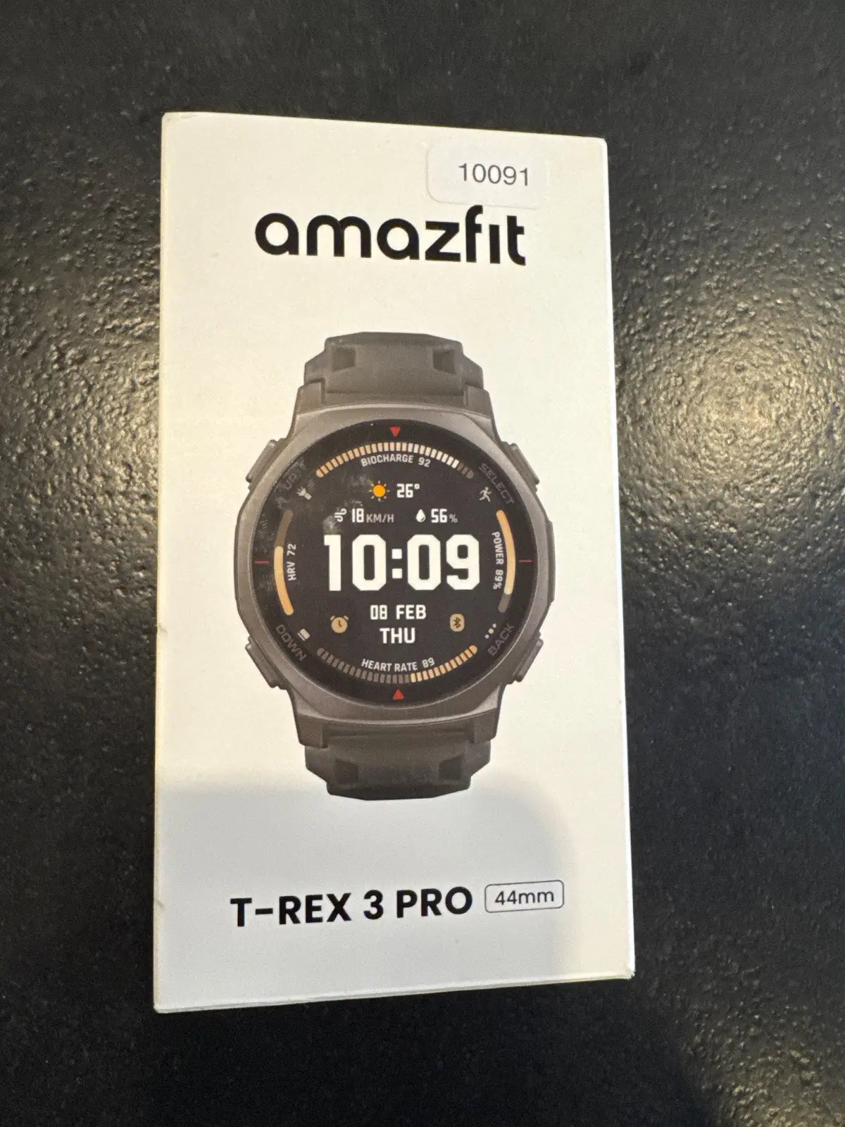 Amazfit T-Rex 3 Pro Outdoor Smartwatch 44mm Schwarz #10091