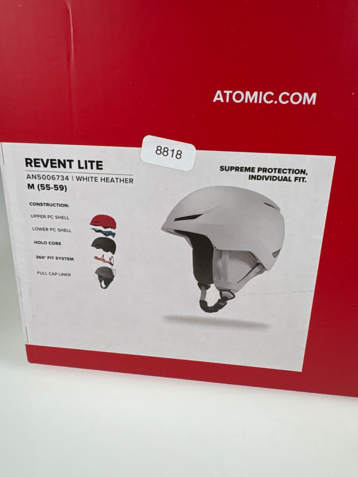 Atomic Revent Lite Skihelm - Größe 55-59cm #8818
