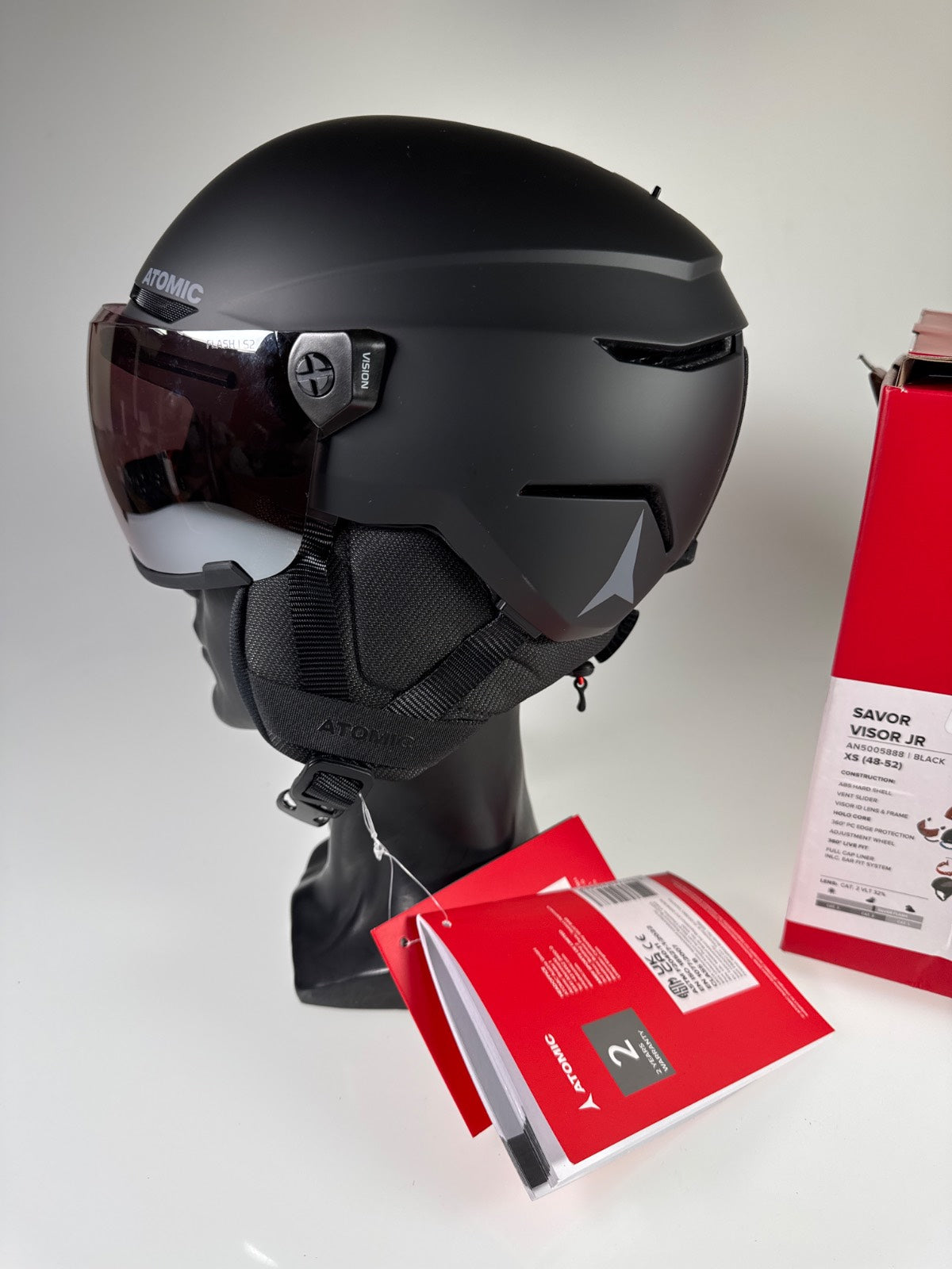 Atomic Savor Visor JR Skihelm - Größe 48-52cm #8851