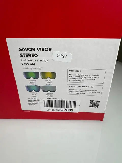 Atomic Savor Visor Stereo Skihelm - Größe 51-55cm #9197