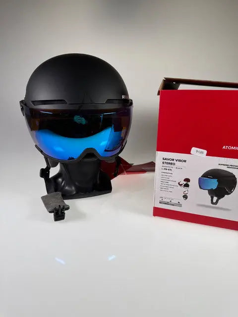 Atomic Savor Visor Stereo Skihelm - Größe 59-63cm #9126