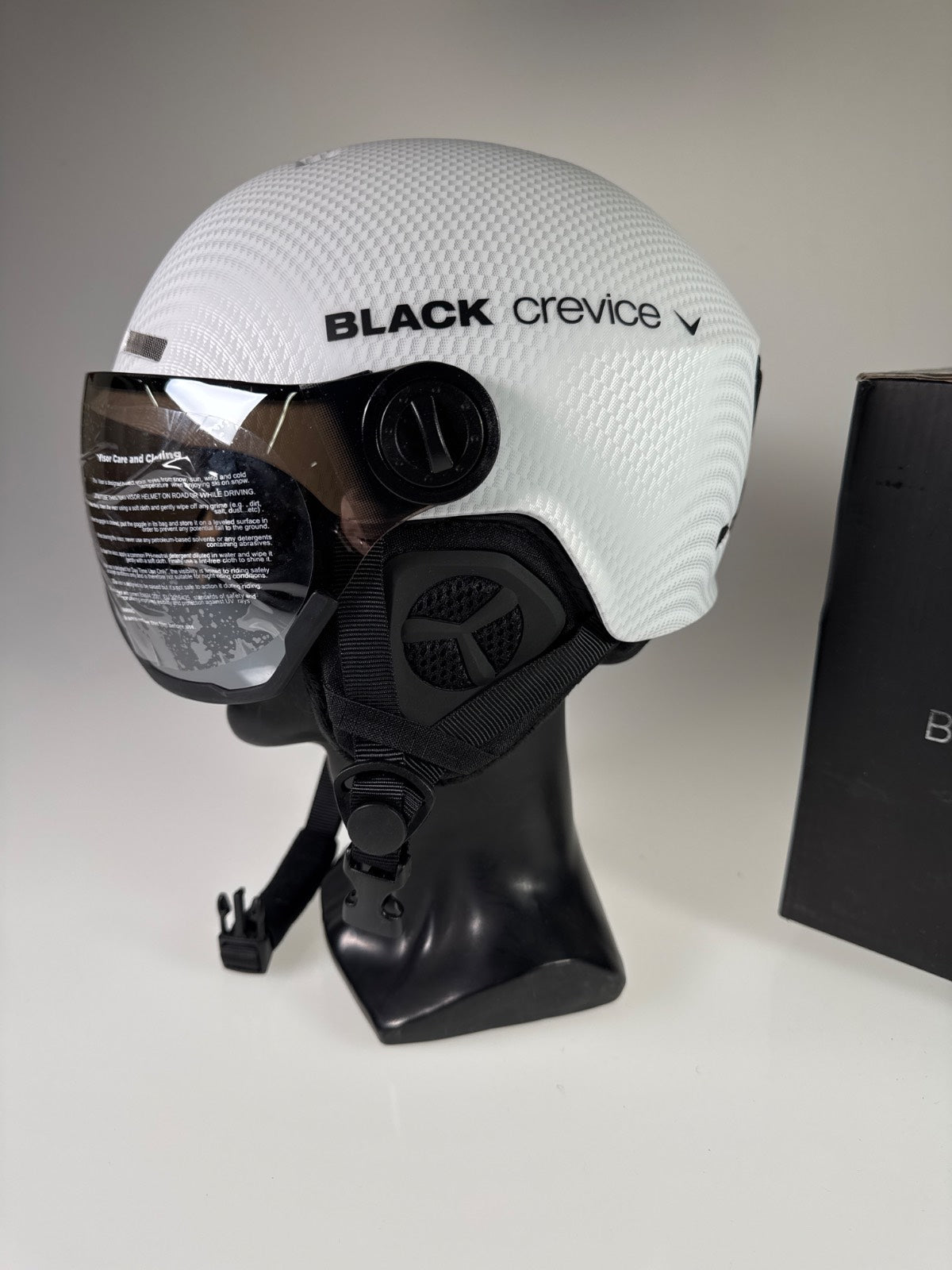 Black Crevice Gstaad Skihelm - Größe 51-54cm #8880