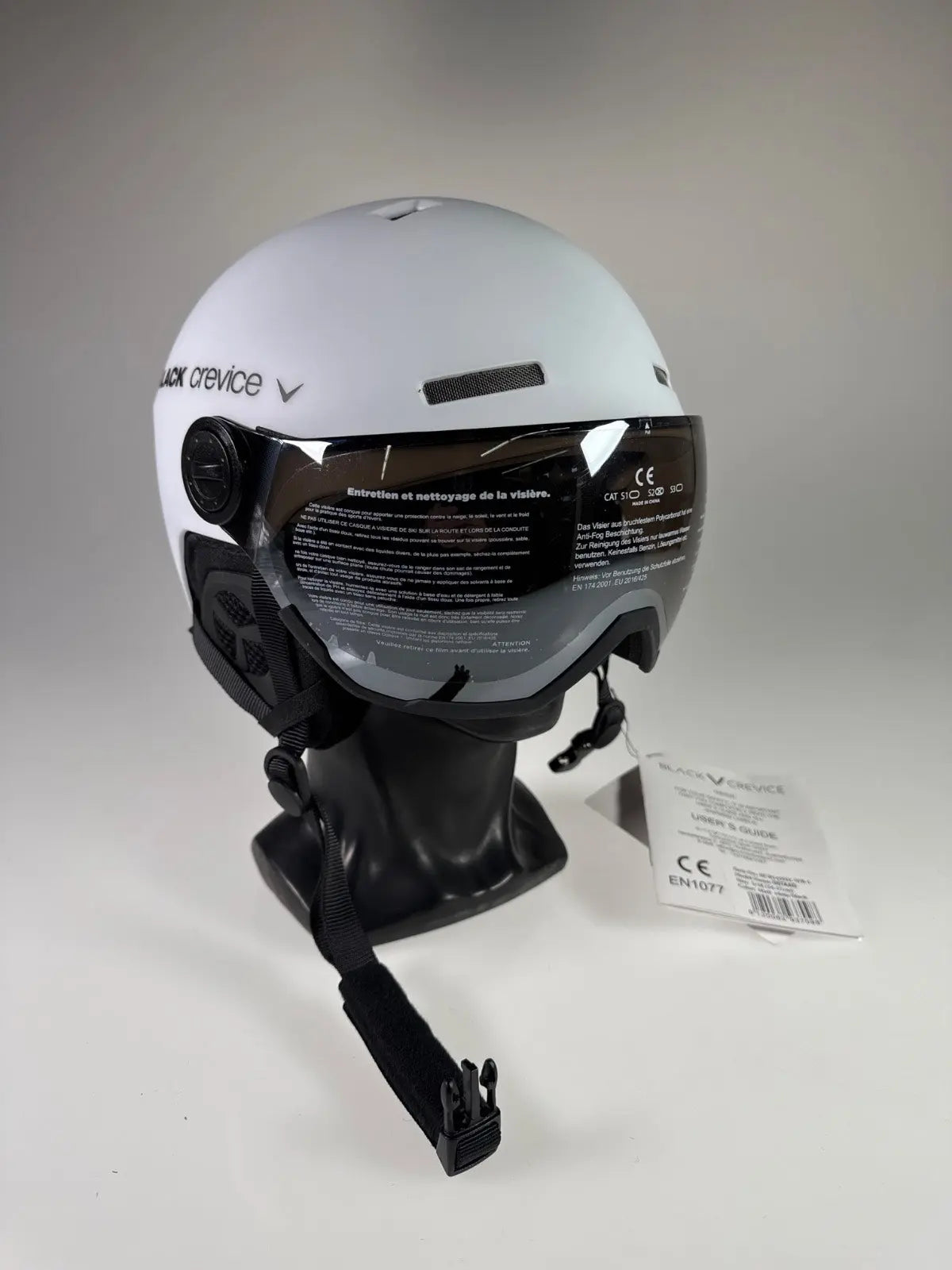 Black Crevice Gstaad Skihelm - Größe 54-57cm #10931