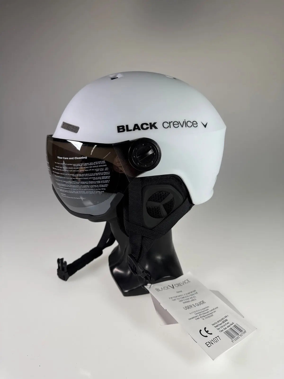 Black Crevice Gstaad Skihelm - Größe 54-57cm #10931