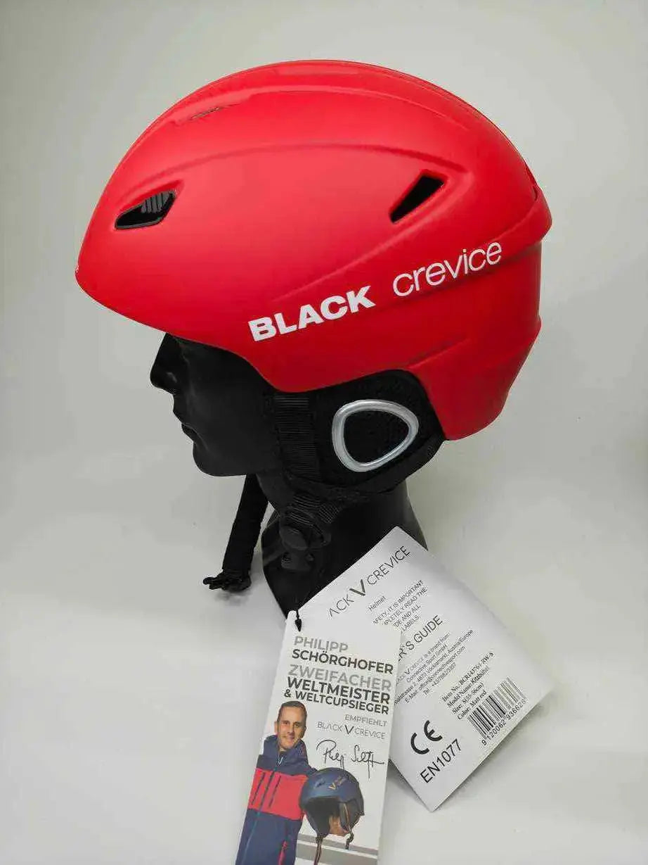 Black Crevice Kitzbühel Skihelm - Größe 55-56 cm #6379 black crevice