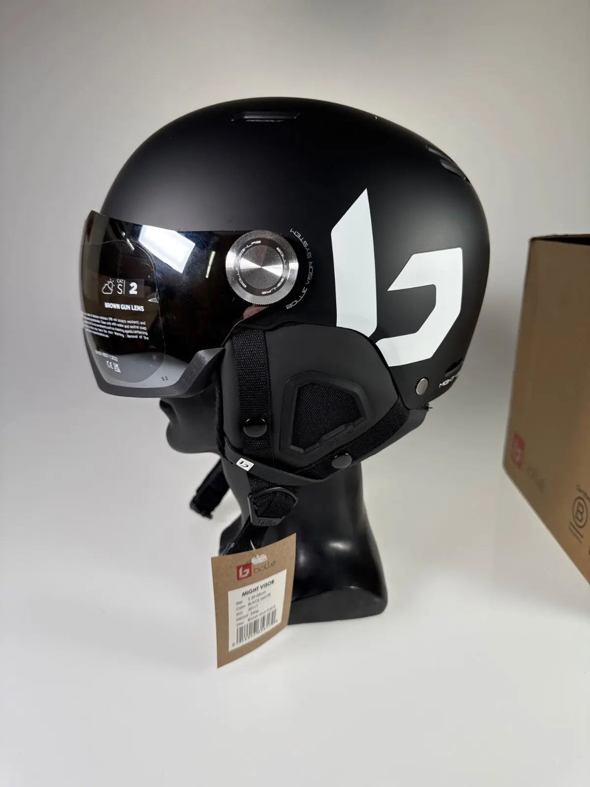 Bolle Might Visor Skihelm - Größe 52-55cm #9003
