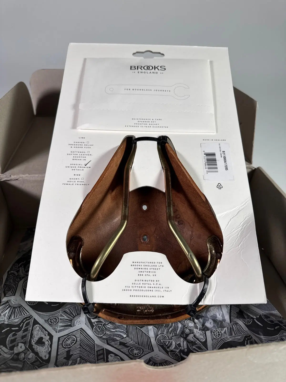 Brooks England B17 Special Ledersattel braun #9242