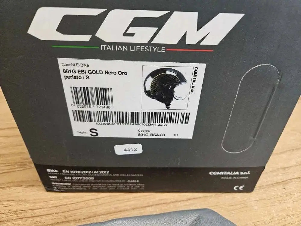 CGM 801G EBI Gold Skihelm - Größe 55-56cm #4412 - Black Forest Deals