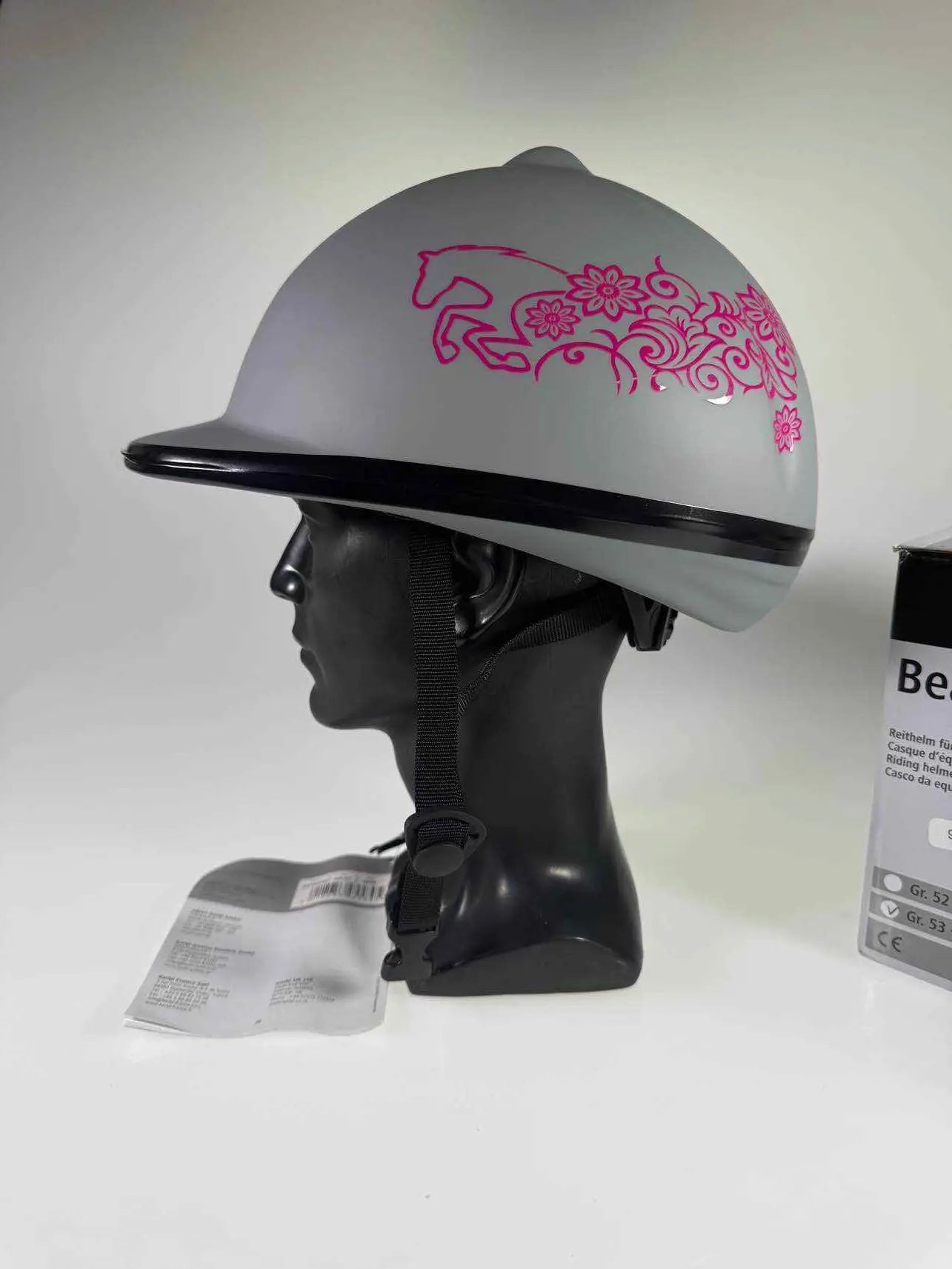 Covalliero Kids Beauty! Grau/Pink 53-57cm | Retoure Note 1 | #9306