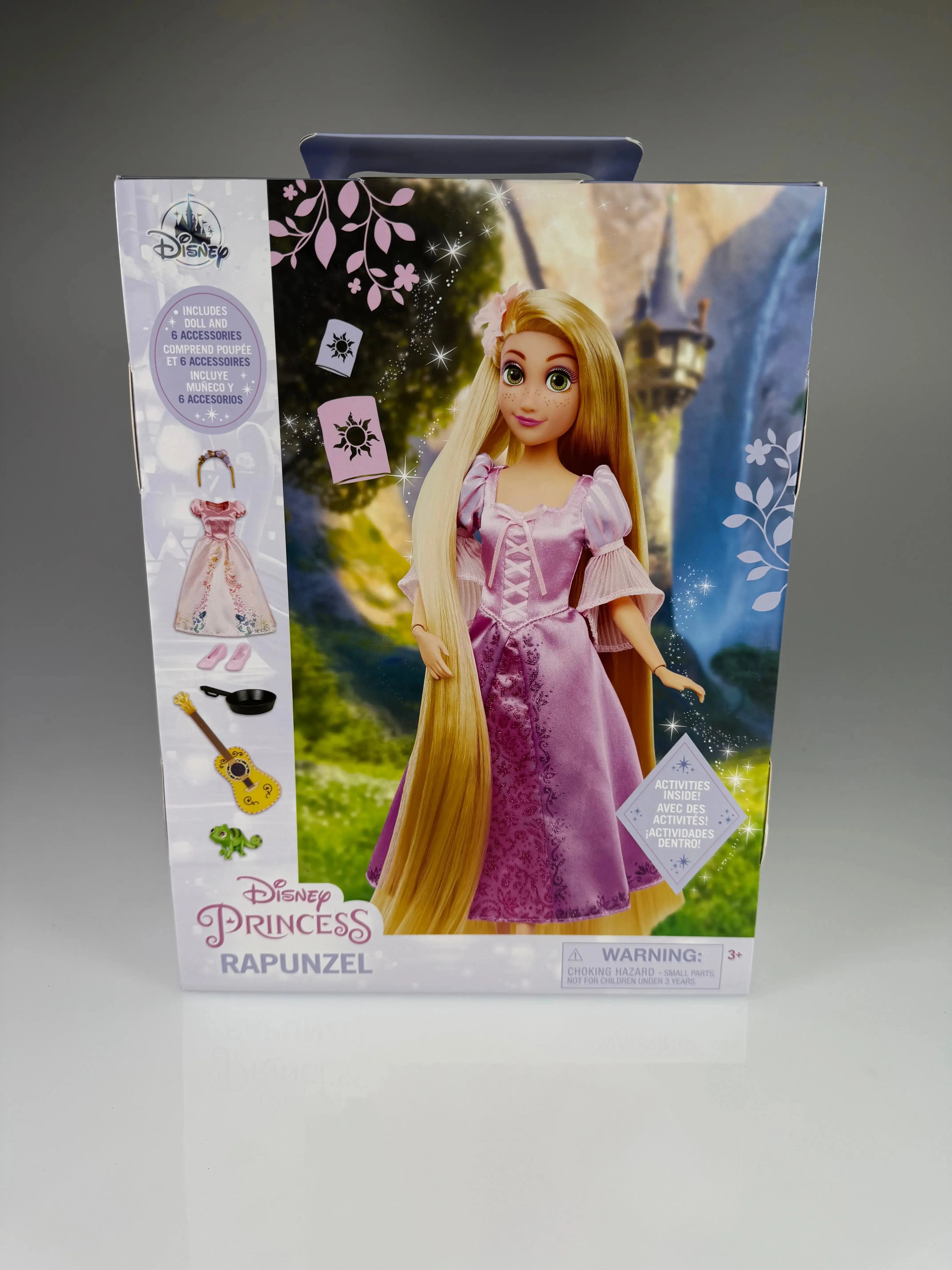 Disney Princess Rapunzel Puppe Spielset mit Pascal & 6 Accessoires R1