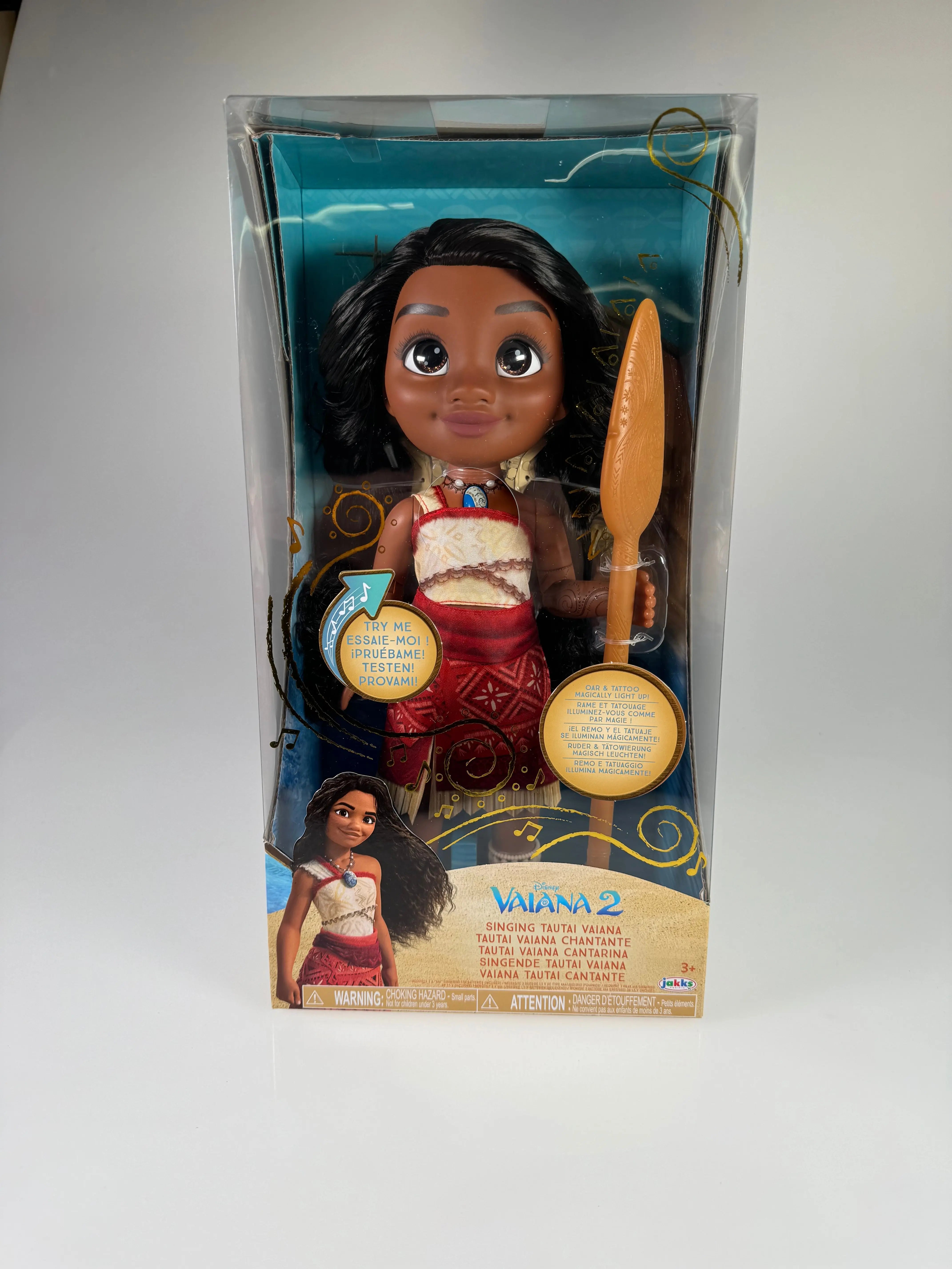 Disney Vaiana 2 Singende Tautai Puppe 35cm – singt Beyond | Jakks