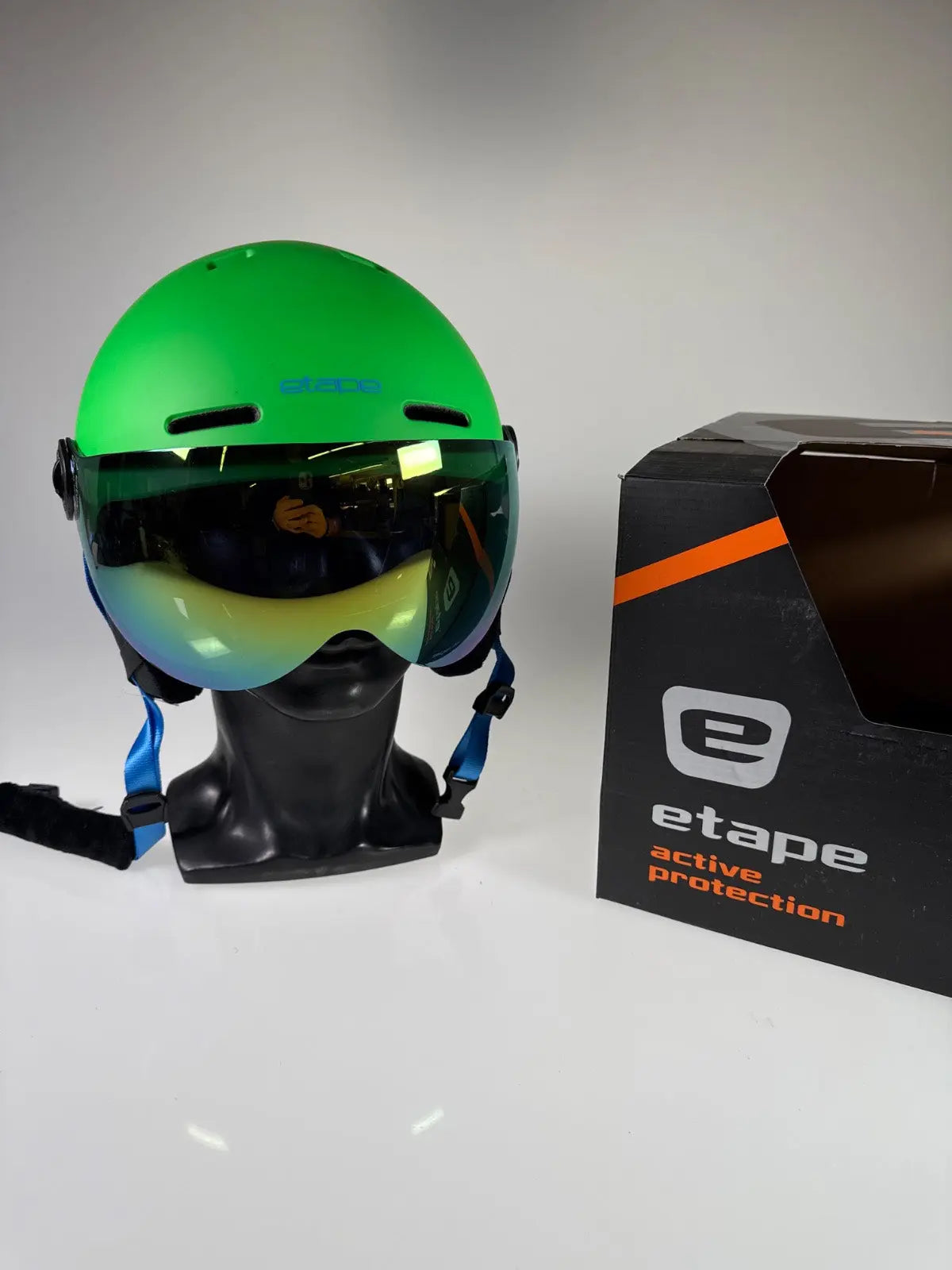 Etape Youth Skihelm mit Visier - Größe 55-58cm #8931