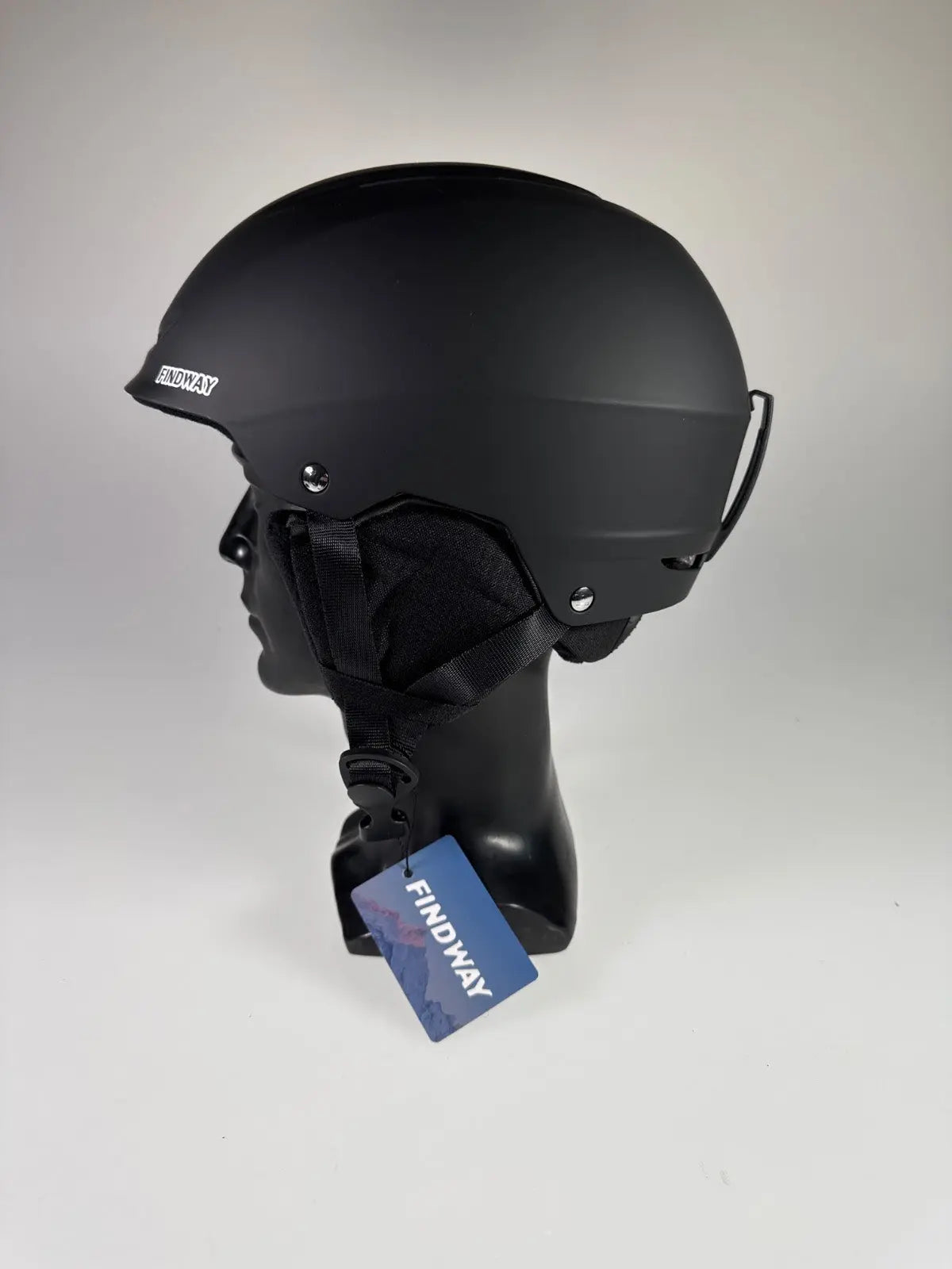 Findway Skihelm mit Skibrille Set - Größe 52-55cm #8762