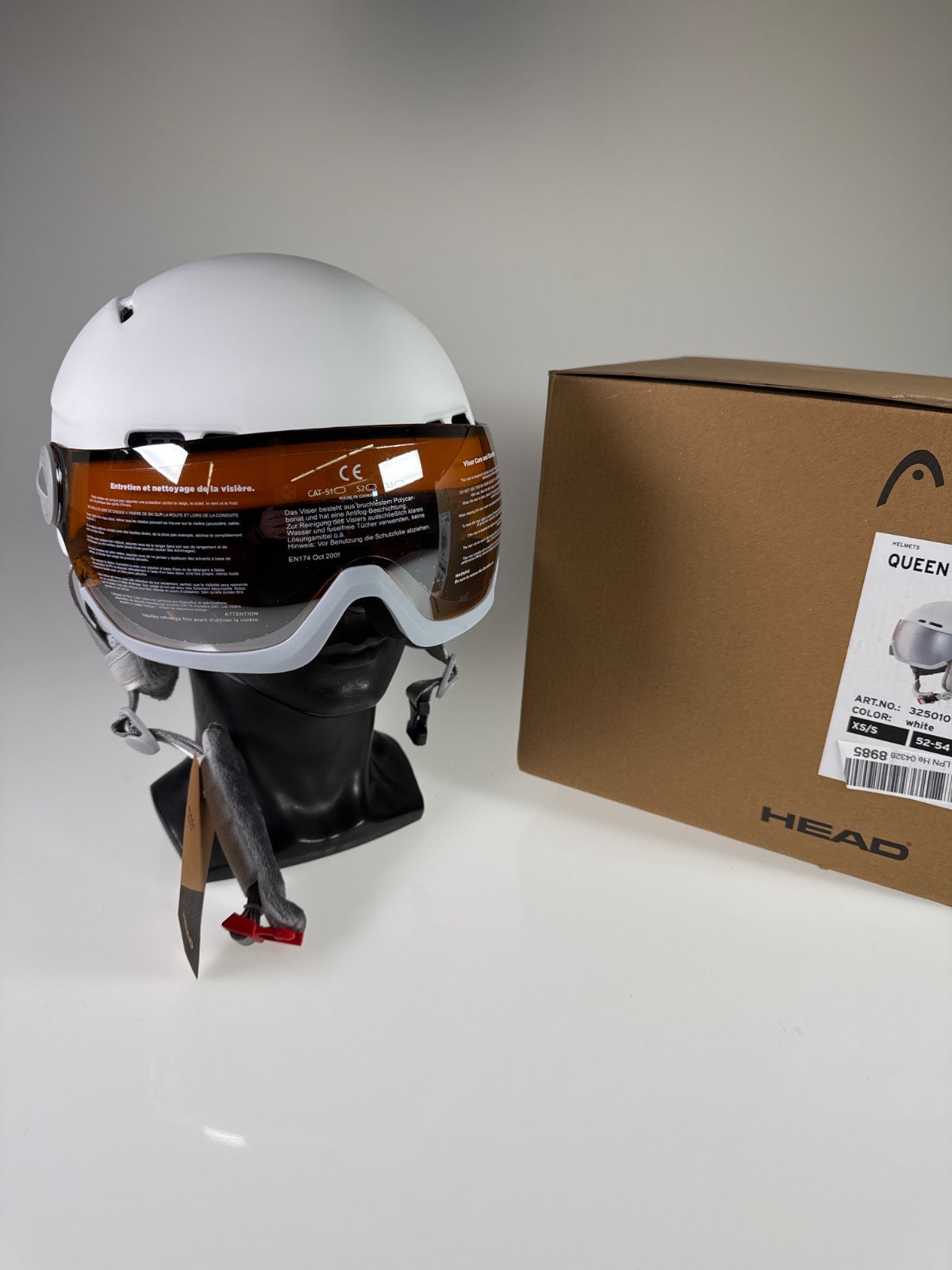 HEAD Queen Skihelm mit Visier - Größe 52-54cm #8936