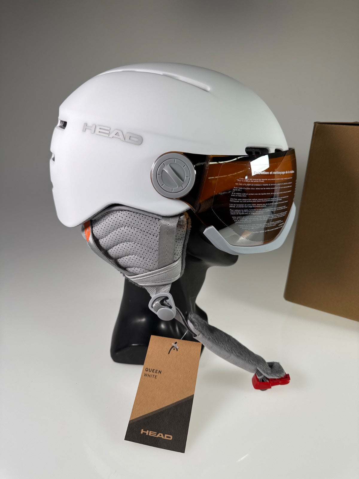 HEAD Queen Skihelm mit Visier - Größe 52-54cm #8936