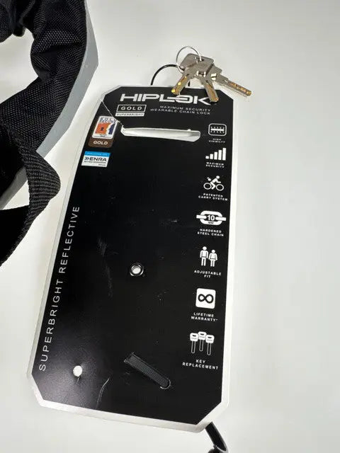 Hiplok Anti-Theft Bike Lock - Gold #9228