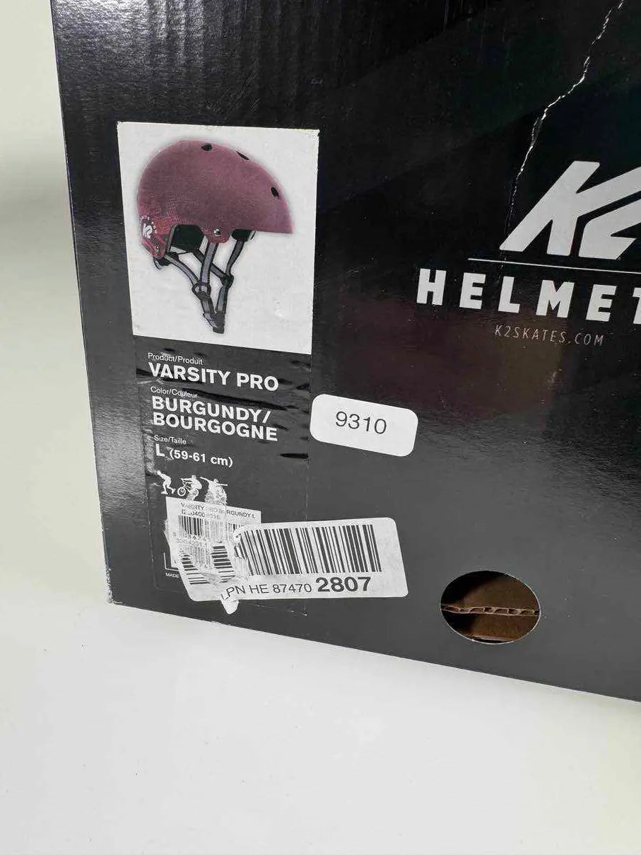 K2 Varsity PRO Burgundy L (59-61cm) | Retoure Note 1 | #9310