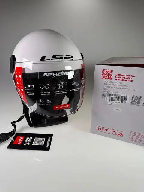 LS2 Sphere II Jet Motorradhelm - Größe 59cm #9330
