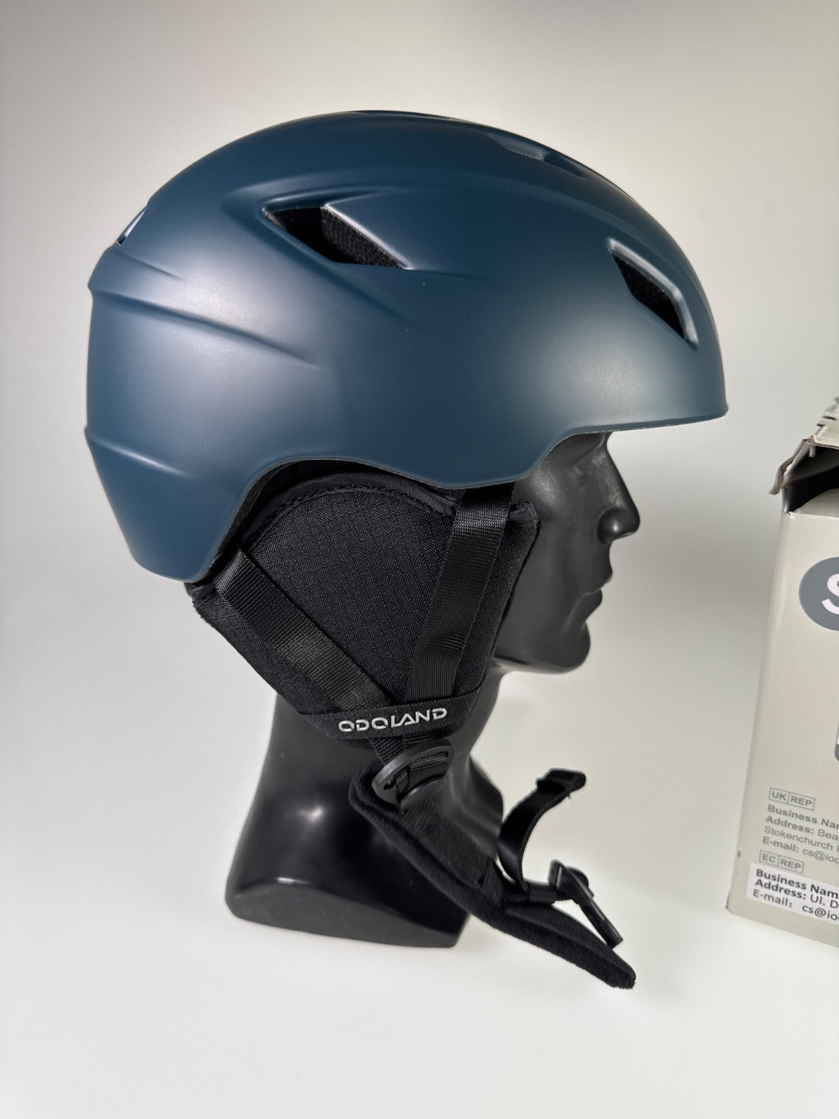 Odoland Skihelm mit Skibrille Set - Größe 52-55cm #8817