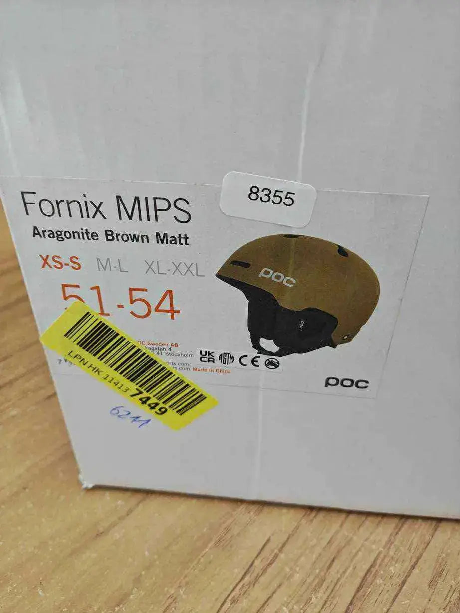 POC Fornix MIPS Skihelm - Größe 51-54 cm #8355 - Black Forest Deals