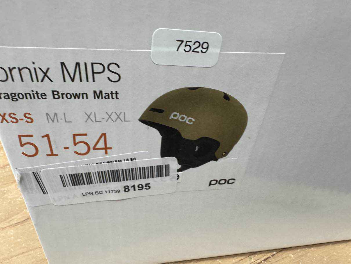 POC Fornix MIPS Skihelm - Größe 51-54cm #7529 - Black Forest Deals