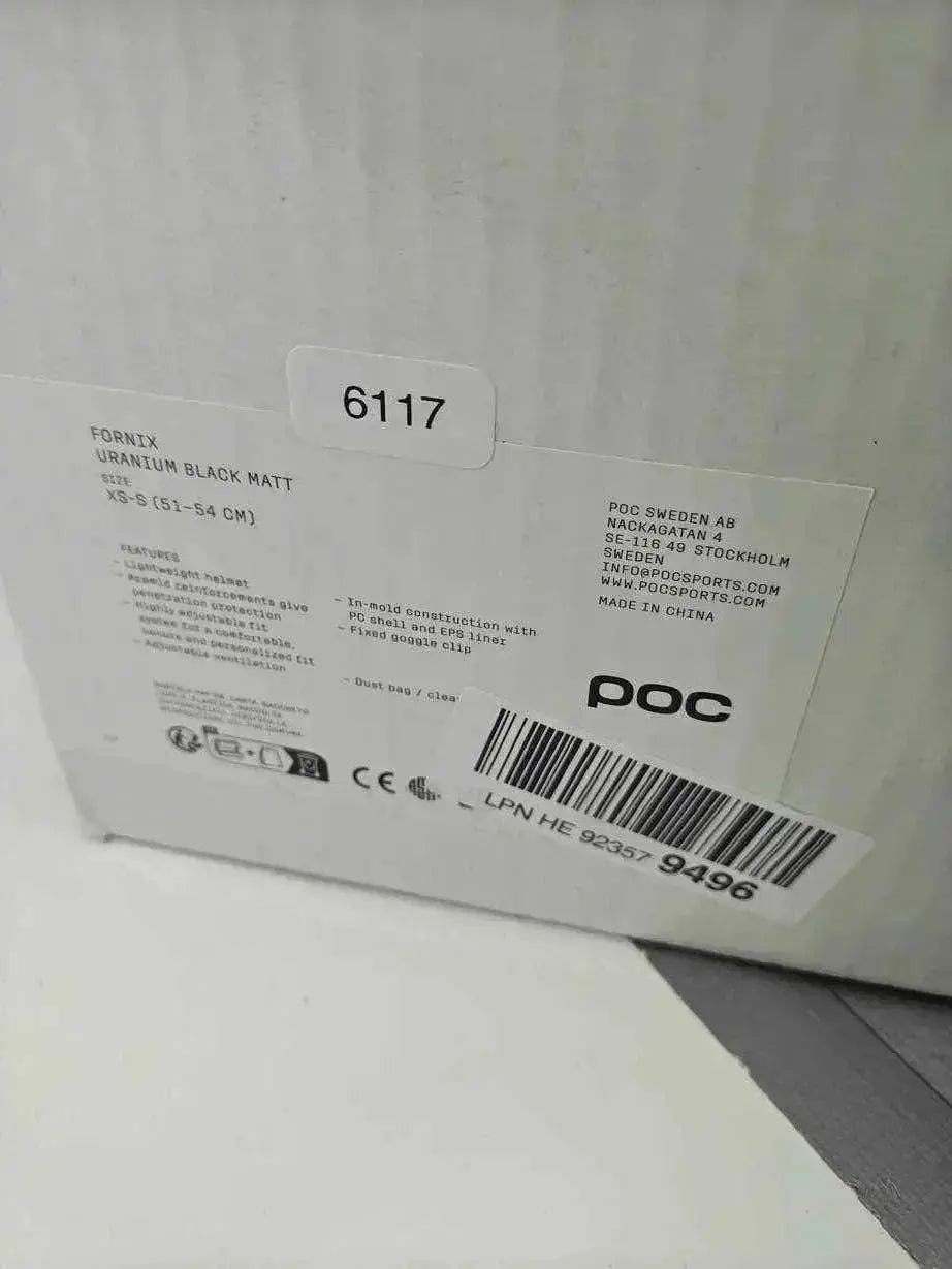 POC Fornix Skihelm - Größe 51-54 cm #6117 - Black Forest Deals