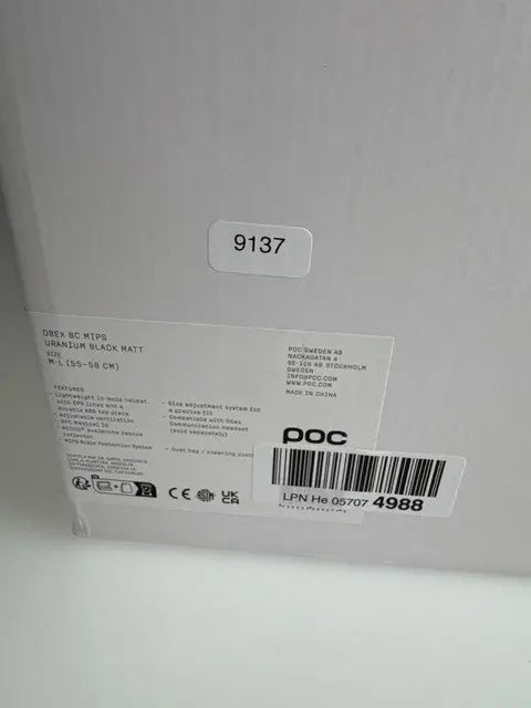 POC Obex BC MIPS Skihelm - Größe 55-58cm #9137