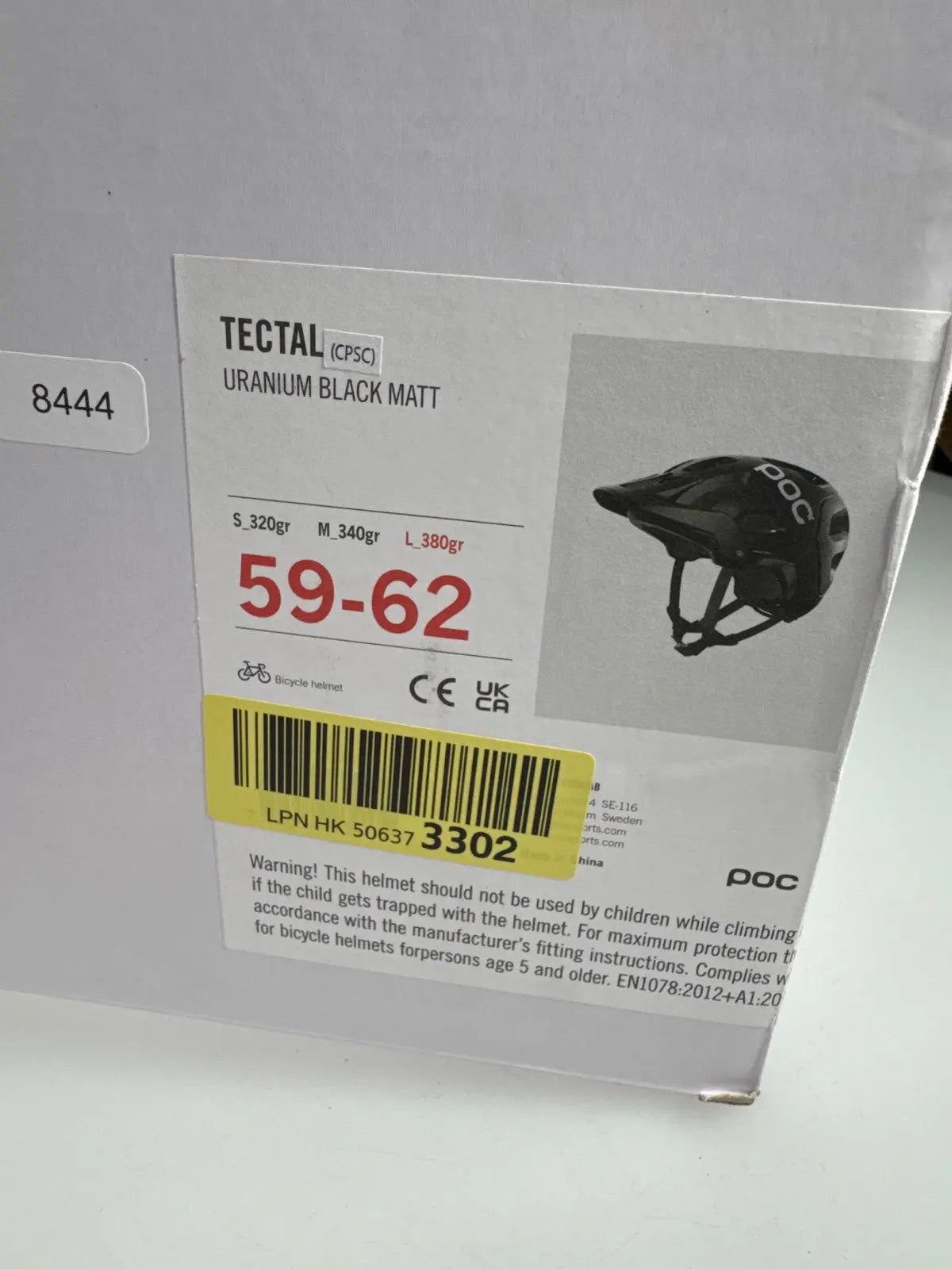 POC Tectal Fahrradhelm - Größe 59-62cm #8444