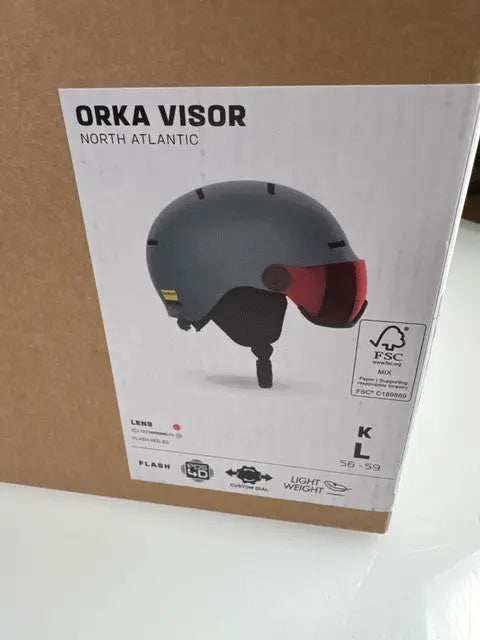 Salomon Orka Visor Kids Skihelm - Größe 56-59cm #9131