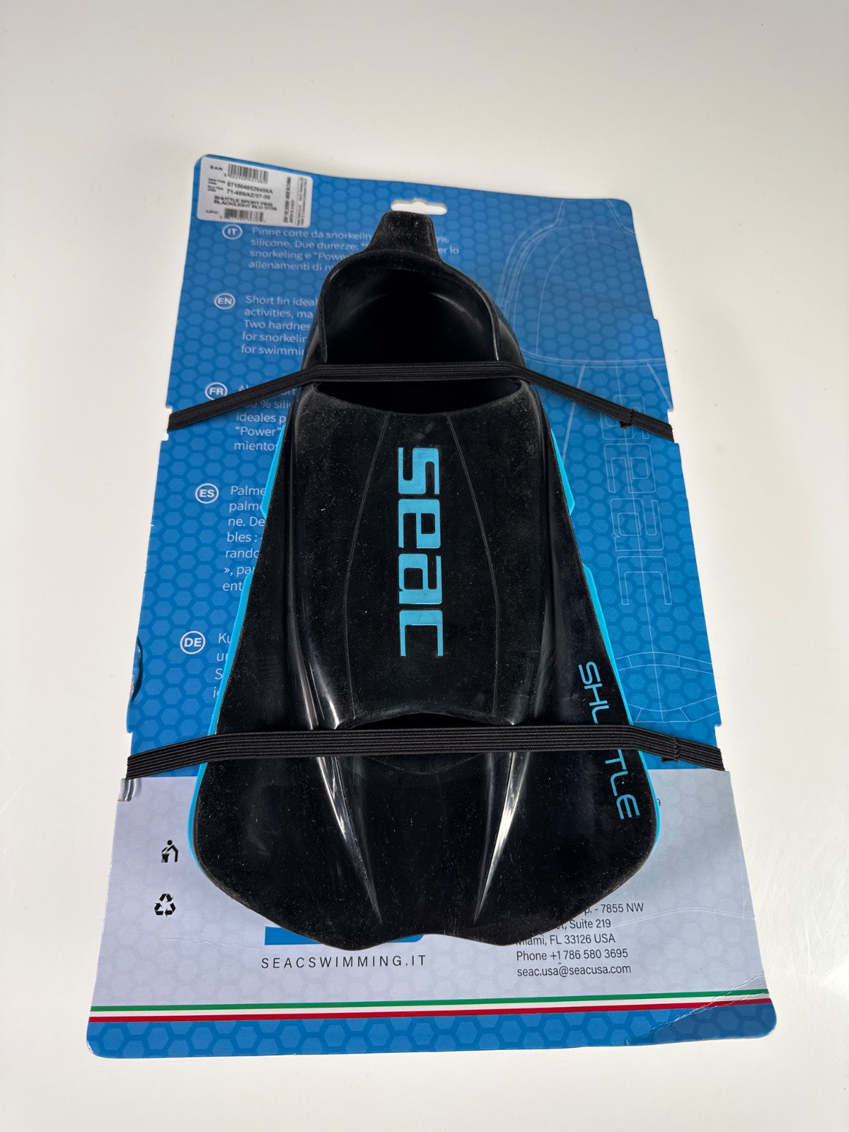Seac Shuttle Silikon Schwimmflossen kurz Gr. 37-38 #8920