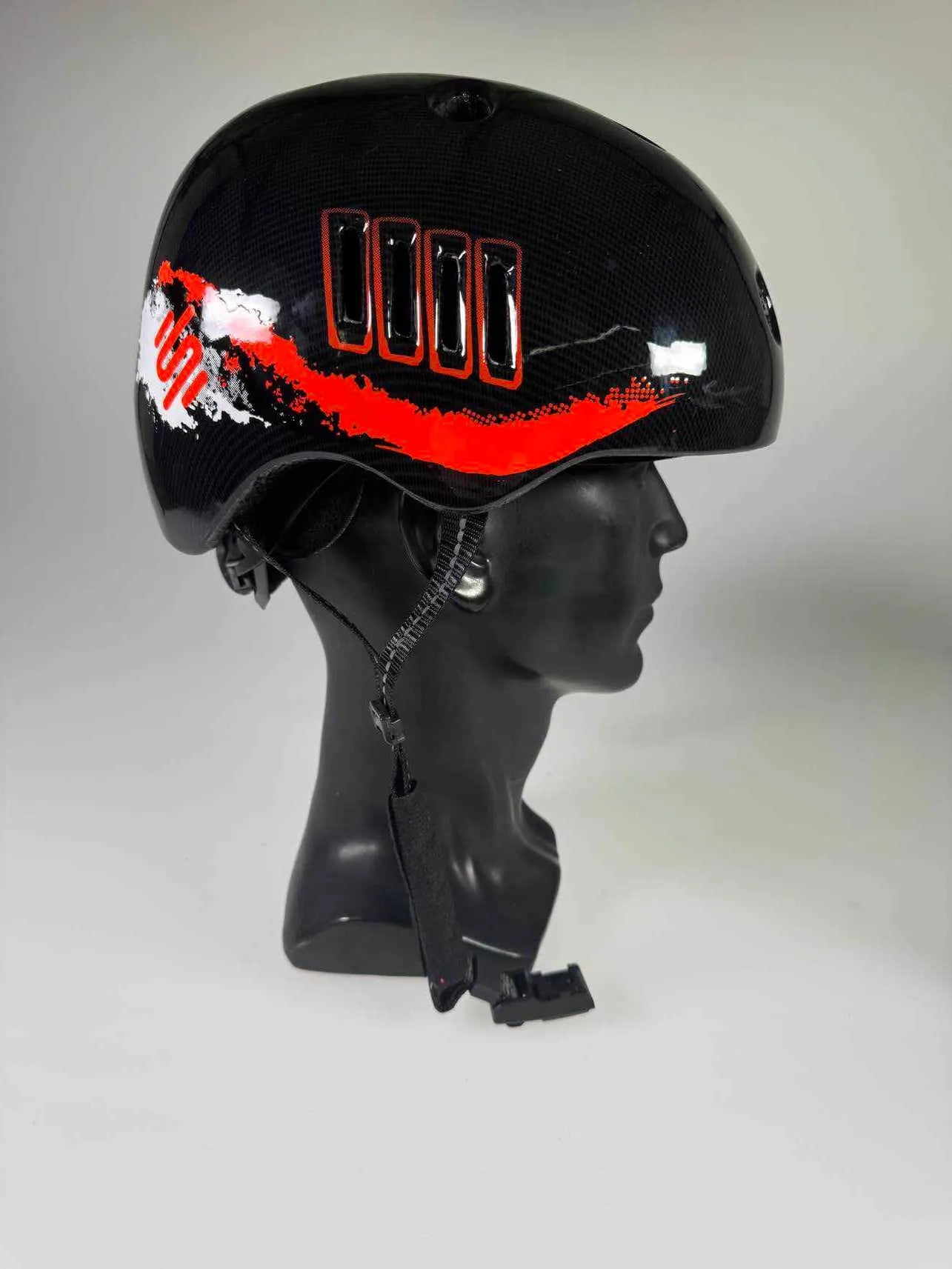 Skatewiz Skaterhelm Schwarz/Rot S | Retoure Note 1 | #9300