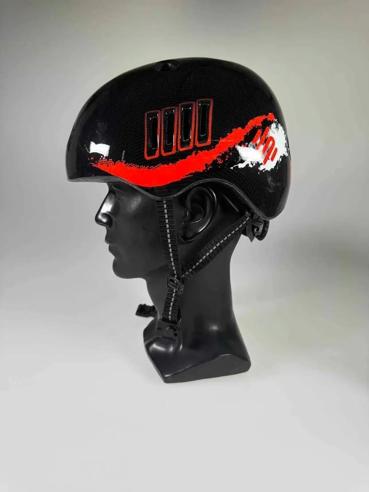 Skatewiz Skaterhelm Schwarz/Rot S | Retoure Note 1 | #9300