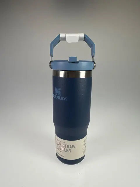 Stanley Flip Straw Tumbler Trinkflasche 0,89L Navy #9224