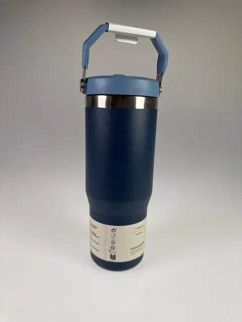 Stanley Flip Straw Tumbler Trinkflasche 0,89L Navy #9224