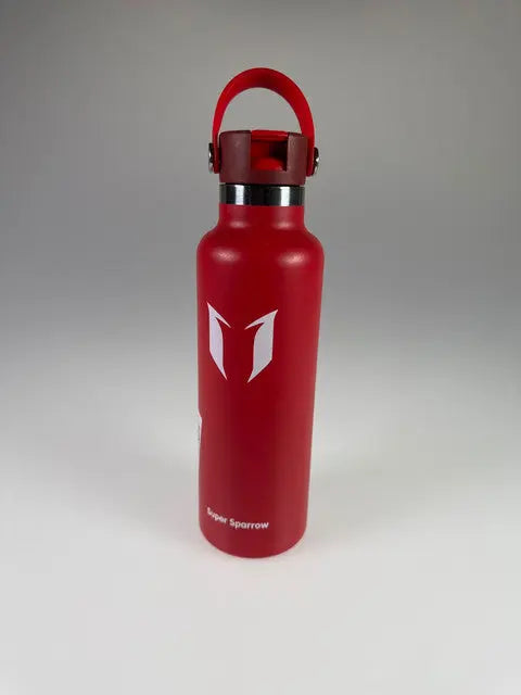 Super Sparrow Edelstahl-Thermosflasche 1L - Strohhalmdeckel #9211