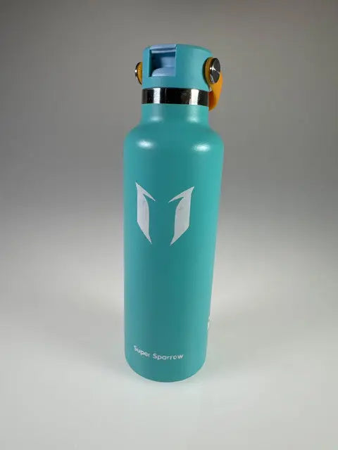 Super Sparrow Edelstahl-Thermosflasche 1L - mit Strohhalmdeckel #9210