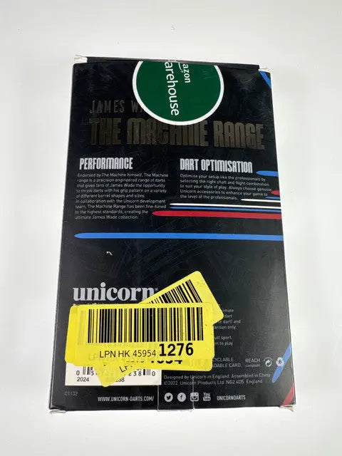 Unicorn James The Machine Steel Tip Darts 23g - 90% #9153