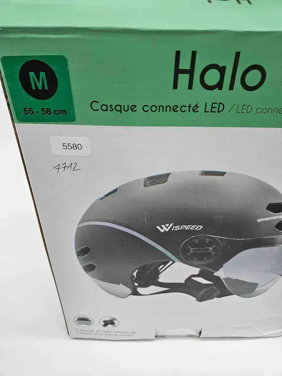 WiSpeed Halo Fahrradhelm - Größe 55-58cm #5580 - Black Forest Deals