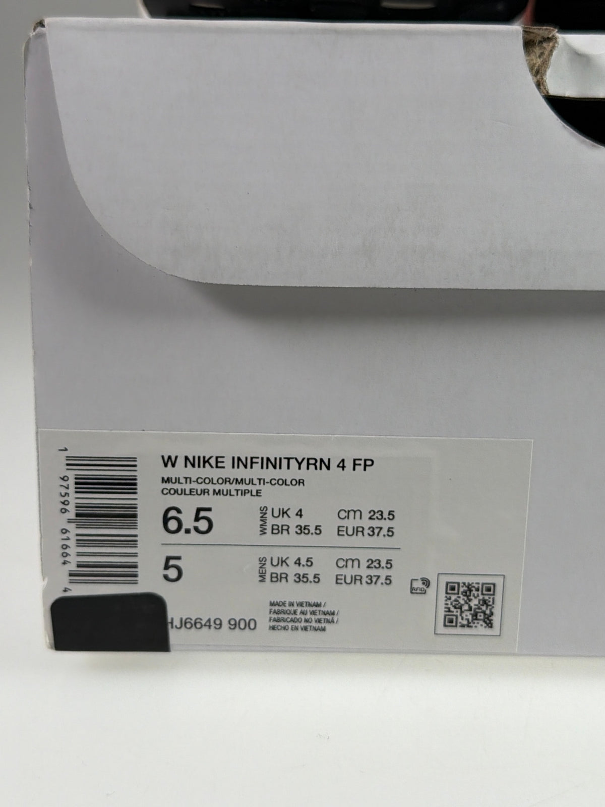 Nike InfinityRN 4 FP (W) - Größe EU 37,5 #12969