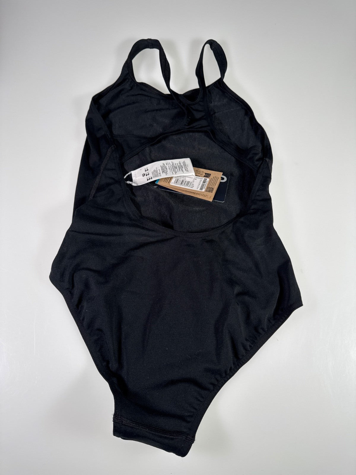 arena Team Swim Pro Solid Damen Badeanzug schwarz/weiß Größe 36 #8902