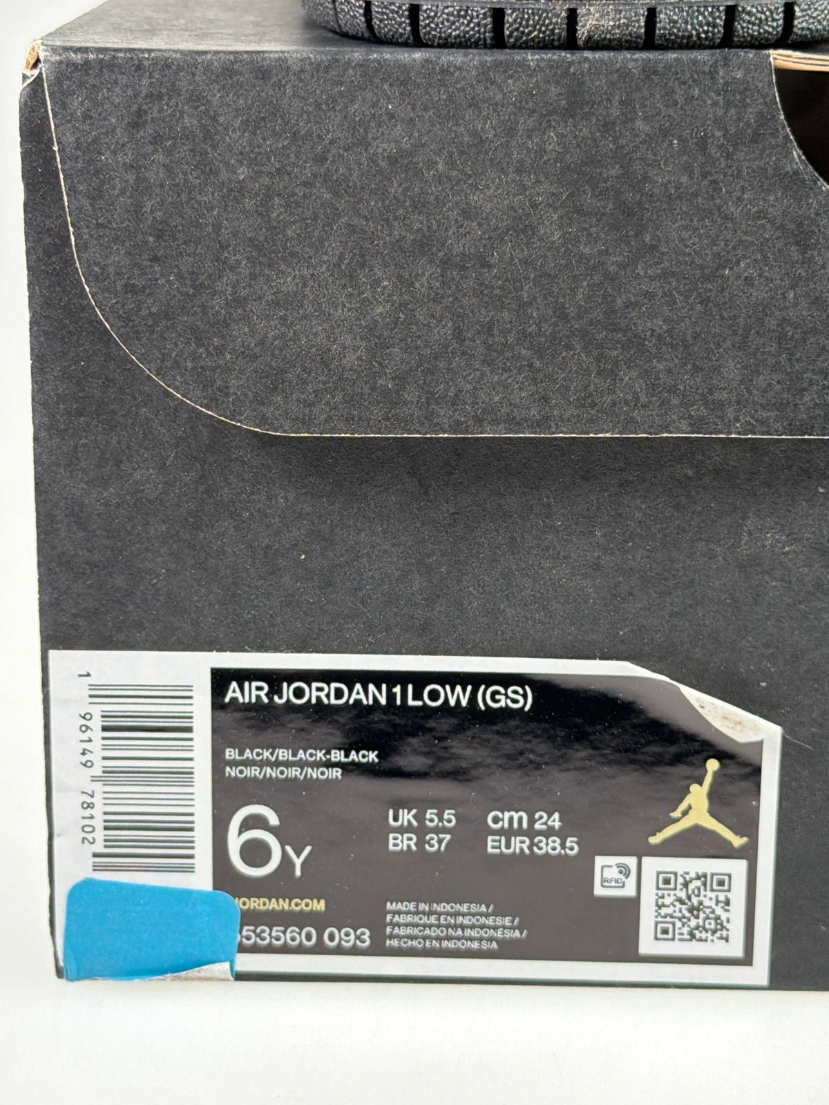 Air Jordan 1 Low (GS) - Größe EU 38,5 #12974